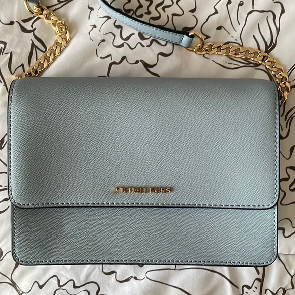 Daniela Large Saffiano Leather Crossbody Bag - Picture 1 of 7